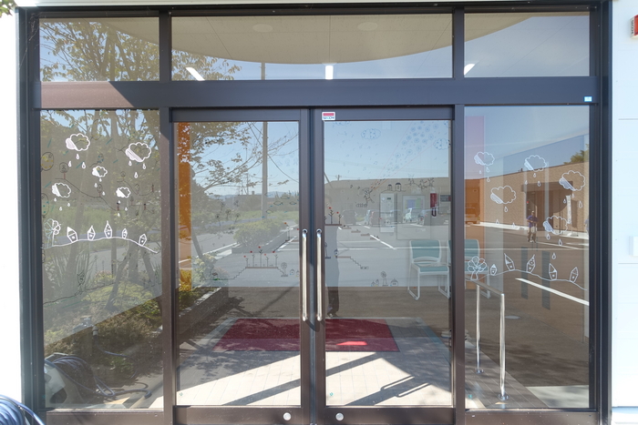 保育園体育館 壁画