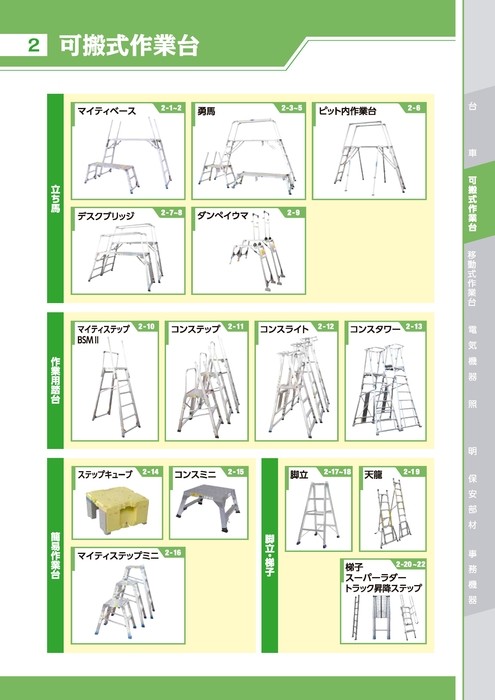 可 搬 式 作 業 台
