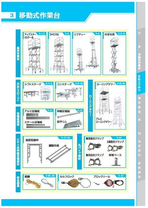 移動式作業台・足場材